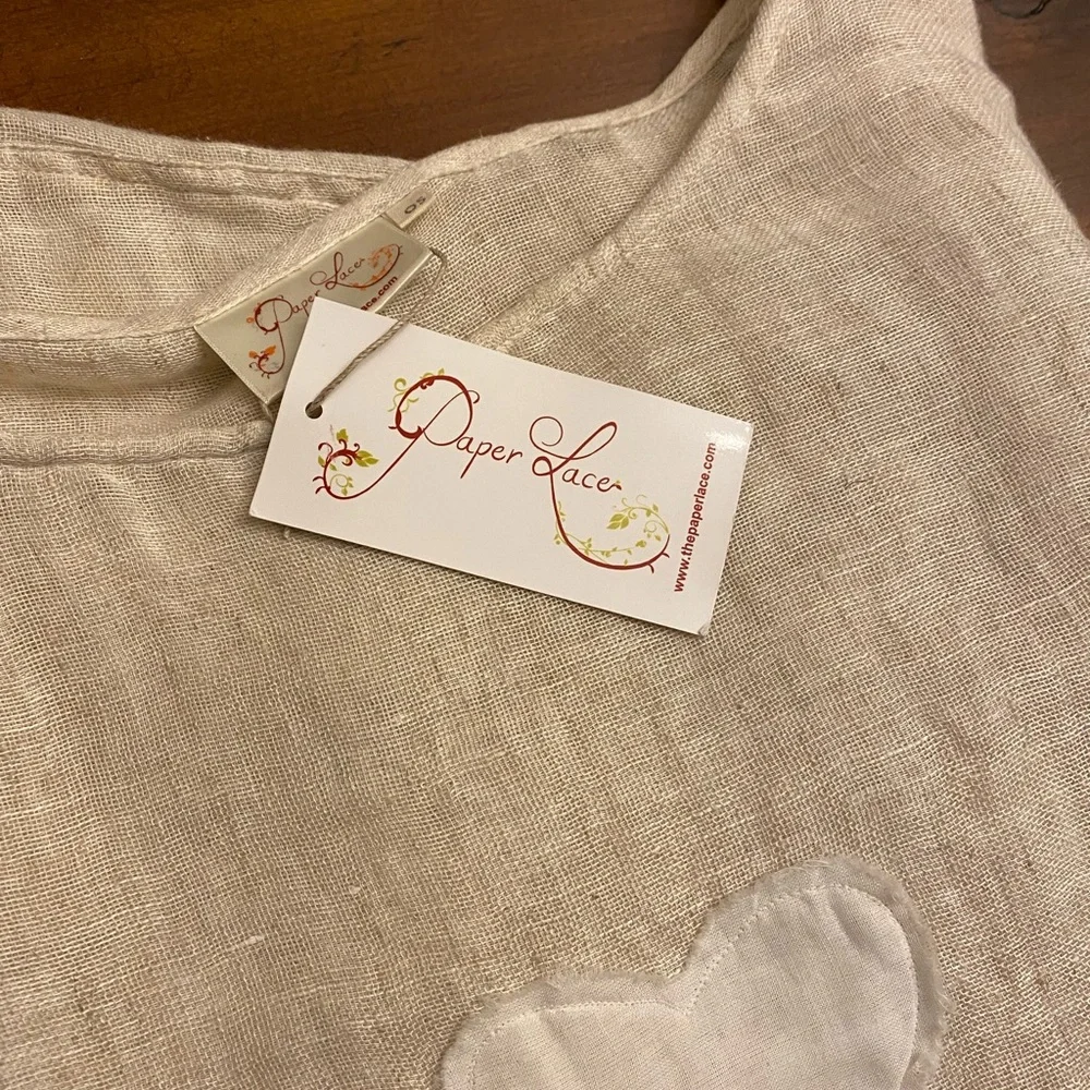 Beautiful Rare Paper Lace Tunic Dress one size - Picture 8 of 9